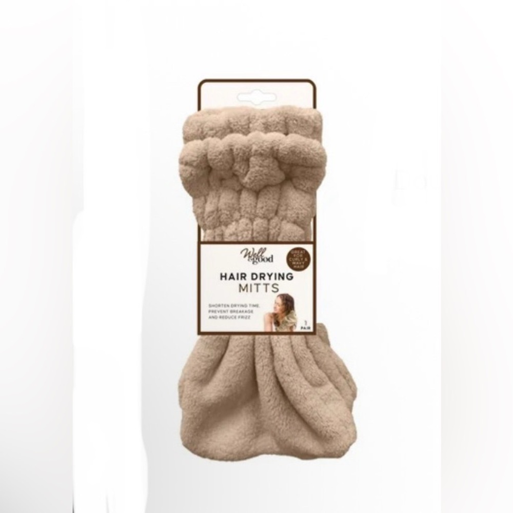 Evriholder Hair Drying Mitts - Taupe
